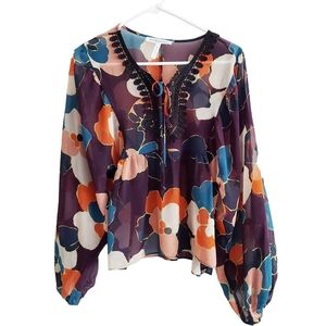 BCBGeneration Floral Top